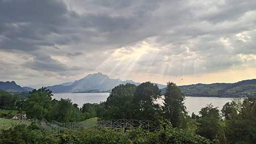 Die Aussicht vom Bühlhof